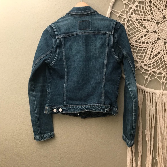 LEVI’S Denim Jean Jacket Size Medium - Picture 4 of 6